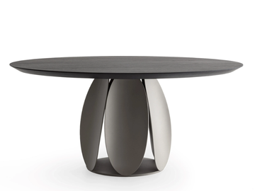 TULIPANO - MDF dining table with metal base by Morica Design - view 2
